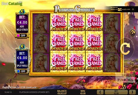 Platinum Goddess Power Bet Slot Review .